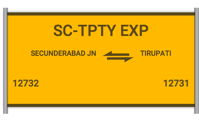 Sc Tpty Sup Exp Secunderabad Jn To Tirupati Train Number Running Status Time Table