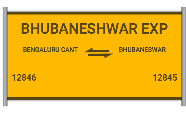 Bangalore To Bhubaneswar Distance By Road 12846 Bhubaneshwar Exp - Bengaluru Cant To Bhubaneswar : Train Number,  Running Status, Time Table