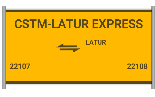 Mumbai To Latur Distance By Road 22107 Csmt Latur Exp - C Shivaji Mah T To Latur : Train Number, Running  Status, Time Table